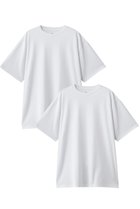 【グラフペーパー/Graphpaper】の【UNISEX】DRY 2-Pack Crew Neck Tee 人気、トレンドファッション・服の通販 founy(ファニー) ファッション Fashion レディースファッション Fashion for Women トップス・カットソー Cut & Sew Tops シャツ・ブラウス・オフィスカジュアル Elegant Blouses & Button-Ups ロングTシャツ・Tシャツ Longline T-Shirts & Tees カットソー・ベーシックTシャツ Cut-and-Sewn Tops / Stretch Tees & Basics ユニセックス Unisex, Genderless ショート Short, Short Length スリーブ Sleeve, Long Sleeve / Short Sleeve ベーシック Basic, Essential 定番 Standard, Basic Item 新作・新入荷 New Arrivals / New In thumbnail WHITE|ID: prp329100004938673 ipo3291000000037059182