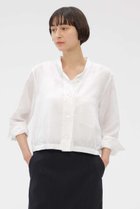 【マーガレットハウエル/MARGARET HOWELL】のLINEN VOILE SHIRT 人気、トレンドファッション・服の通販 founy(ファニー) ファッション Fashion レディースファッション Fashion for Women トップス・カットソー Cut & Sew Tops シャツ・ブラウス・オフィスカジュアル Elegant Blouses & Button-Ups なめらか Smooth, Silky Texture ギャザー Gathered, Ruffled スリーブ Sleeve, Long Sleeve / Short Sleeve バランス Balance, Style Balance リネン Linen, Linen Fabric ロング Long, Long-Length 夏 Summer 新作・新入荷 New Arrivals / New In 春 Spring S/S・春夏 SS, Spring/Summer, Warm Season thumbnail ホワイト|ID: prp329100004938684 ipo3291000000037059260