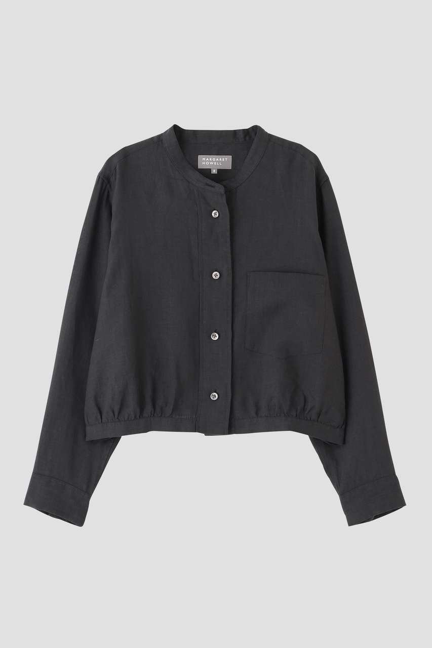 【マーガレットハウエル/MARGARET HOWELL】のLINEN VOILE SHIRT 人気、トレンドファッション・服の通販 founy(ファニー) 　ファッション　Fashion　レディースファッション　Fashion for Women　トップス・カットソー　Cut & Sew Tops　シャツ・ブラウス・オフィスカジュアル　Elegant Blouses & Button-Ups　なめらか　Smooth, Silky Texture　ギャザー　Gathered, Ruffled　スリーブ　Sleeve, Long Sleeve / Short Sleeve　バランス　Balance, Style Balance　リネン　Linen, Linen Fabric　ロング　Long, Long-Length　夏　Summer　新作・新入荷　New Arrivals / New In　春　Spring　S/S・春夏　SS, Spring/Summer, Warm Season　other-4|ID: prp329100004938684 ipo3291000000037059264