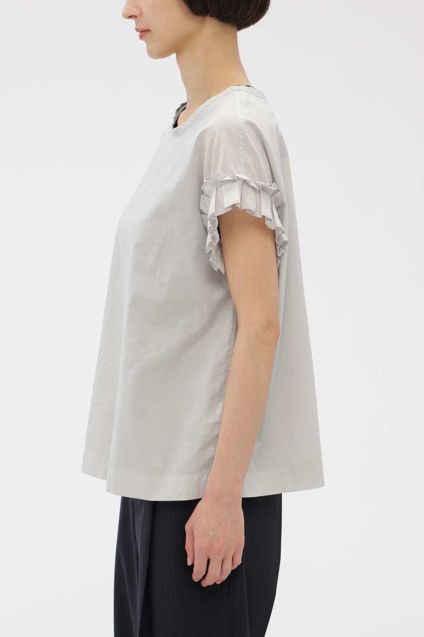 【マーガレットハウエル/MARGARET HOWELL】のYARN DYE WASHED COTTON SHIRT 人気、トレンドファッション・服の通販 founy(ファニー) 　ファッション　Fashion　レディースファッション　Fashion for Women　トップス・カットソー　Cut & Sew Tops　シャツ・ブラウス・オフィスカジュアル　Elegant Blouses & Button-Ups　ショート　Short, Short Length　ストレート　Straight, Straight Cut　スリーブ　Sleeve, Long Sleeve / Short Sleeve　バランス　Balance, Style Balance　フリル　Frill, Ruffle　夏　Summer　新作・新入荷　New Arrivals / New In　春　Spring　S/S・春夏　SS, Spring/Summer, Warm Season　other-3|ID: prp329100004938686 ipo3291000000037059277