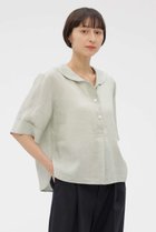 【マーガレットハウエル/MARGARET HOWELL】のLINEN VOILE SHIRT グリーン|ID: prp329100004938687 ipo3291000000037059284