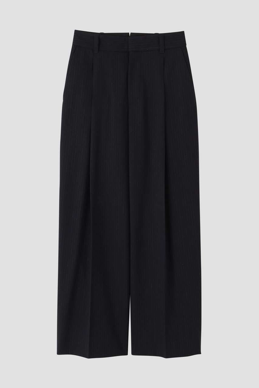 【マーガレットハウエル/MARGARET HOWELL】のSUBTLE STRIPE WOOL TROUSERS 人気、トレンドファッション・服の通販 founy(ファニー) 　ファッション　Fashion　レディースファッション　Fashion for Women　パンツ　Pants & Trousers　ストライプ　Stripe, Striped Pattern　バランス　Balance, Style Balance　プリーツ　Pleats, Pleated　エレガント 上品　Elegant　夏　Summer　新作・新入荷　New Arrivals / New In　other-5|ID: prp329100004938691 ipo3291000000037059311