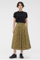 【マーガレットハウエル/MARGARET HOWELL】のPOLKA DOT COTTON POPLIN SKIRT カーキ|ID: prp329100004938692 ipo3291000000037059317