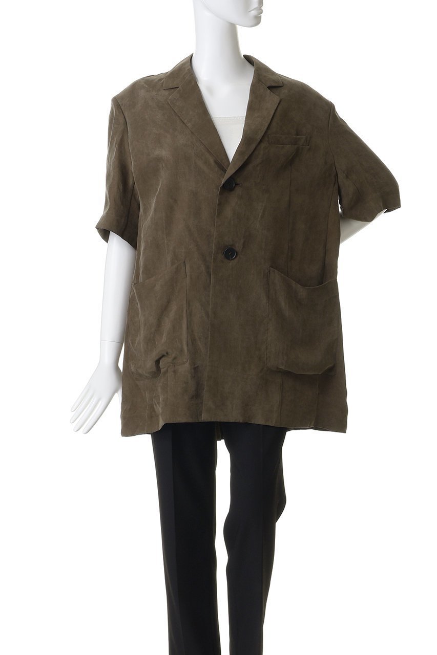 【プランク プロジェクト/PRANK PROJECT】のフィブリルハーフスリーブジャケット 人気、トレンドファッション・服の通販 founy(ファニー) 　ファッション　Fashion　レディースファッション　Fashion for Women　アウター　Coat / Outerwear Collection　レディースジャケット・軽アウター　Jackets　ジャケット　Jacket, Outerwear　スタイリッシュ　Stylish, Fashionable　スリーブ　Sleeve, Long Sleeve / Short Sleeve　ハーフ　Half, Half-Length　夏　Summer　新作・新入荷　New Arrivals / New In　春　Spring　S/S・春夏　SS, Spring/Summer, Warm Season　other-2|ID: prp329100004938704 ipo3291000000037059416