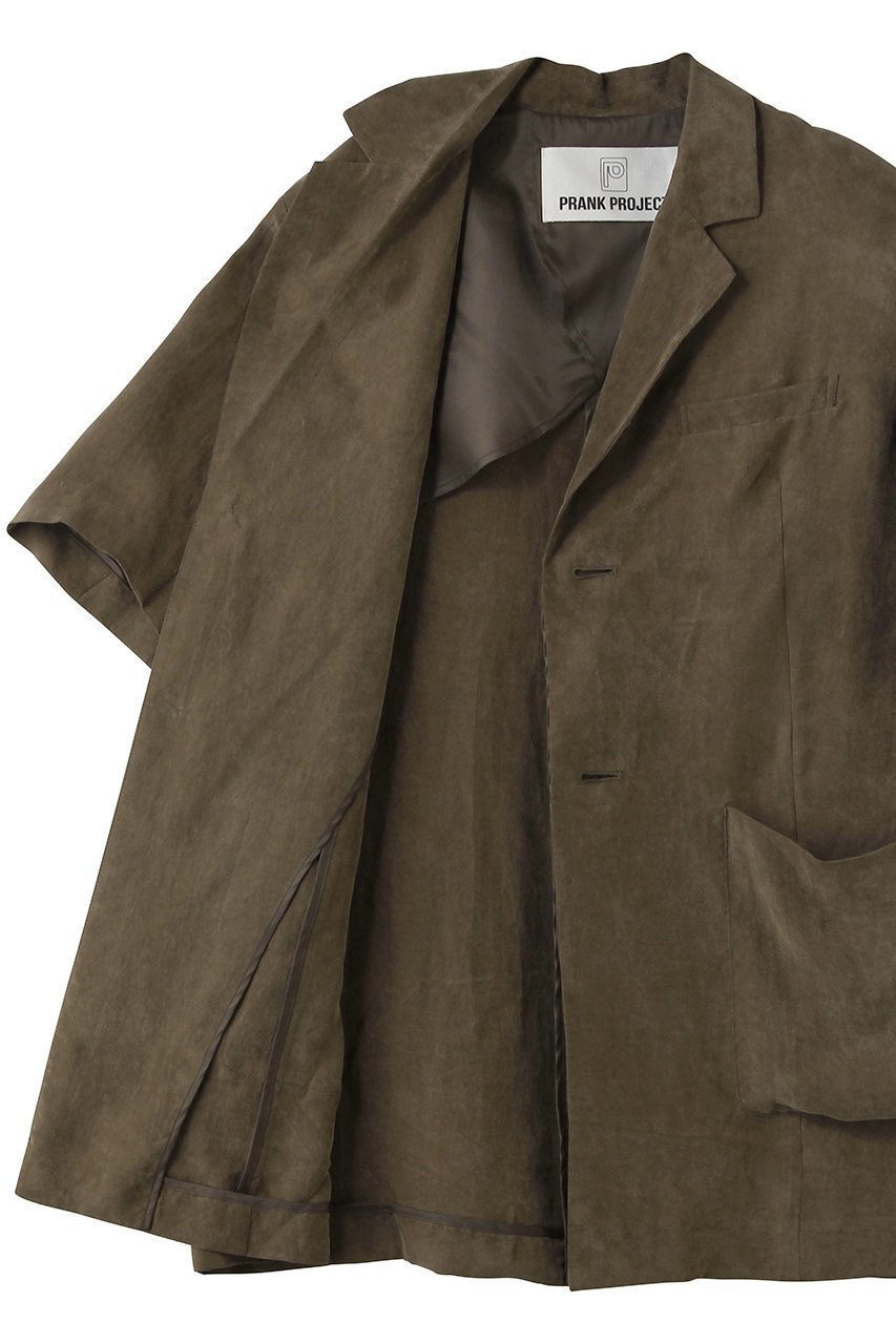 【プランク プロジェクト/PRANK PROJECT】のフィブリルハーフスリーブジャケット 人気、トレンドファッション・服の通販 founy(ファニー) 　ファッション　Fashion　レディースファッション　Fashion for Women　アウター　Coat / Outerwear Collection　レディースジャケット・軽アウター　Jackets　ジャケット　Jacket, Outerwear　スタイリッシュ　Stylish, Fashionable　スリーブ　Sleeve, Long Sleeve / Short Sleeve　ハーフ　Half, Half-Length　夏　Summer　新作・新入荷　New Arrivals / New In　春　Spring　S/S・春夏　SS, Spring/Summer, Warm Season　other-6|ID: prp329100004938704 ipo3291000000037059420