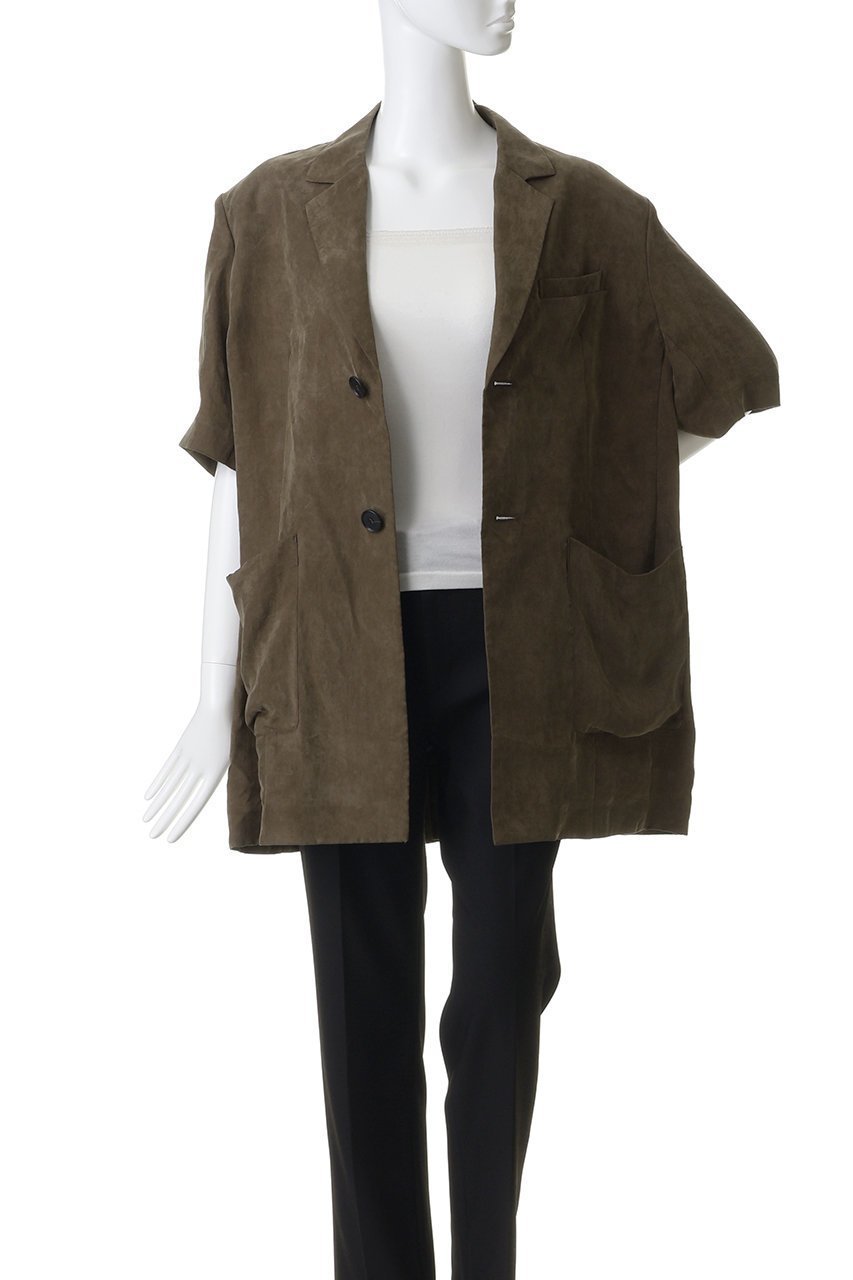 【プランク プロジェクト/PRANK PROJECT】のフィブリルハーフスリーブジャケット 人気、トレンドファッション・服の通販 founy(ファニー) 　ファッション　Fashion　レディースファッション　Fashion for Women　アウター　Coat / Outerwear Collection　レディースジャケット・軽アウター　Jackets　ジャケット　Jacket, Outerwear　スタイリッシュ　Stylish, Fashionable　スリーブ　Sleeve, Long Sleeve / Short Sleeve　ハーフ　Half, Half-Length　夏　Summer　新作・新入荷　New Arrivals / New In　春　Spring　S/S・春夏　SS, Spring/Summer, Warm Season　other-7|ID: prp329100004938704 ipo3291000000037059421