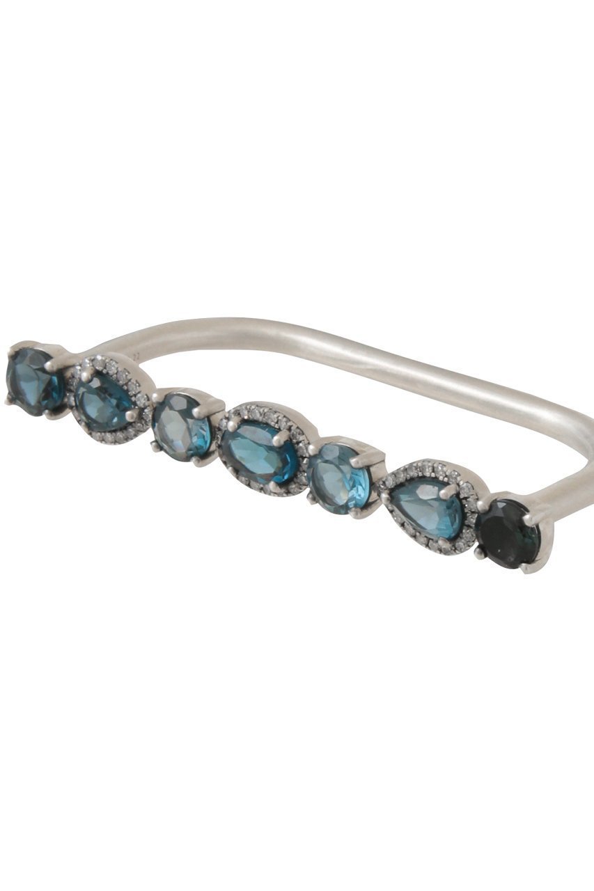 【アドリン ヒュー/Adlin Hue】のLondon Blue Topaz Milena Double リング 人気、トレンドファッション・服の通販 founy(ファニー) 　ファッション　Fashion　レディースファッション　Fashion for Women　エレガント 上品　Elegant　ジュエリー　Jewelry, Accessories　ダブル　Double, Double-Breasted　モチーフ　Motif, Design Theme　ランダム　Random, Irregular　新作・新入荷　New Arrivals / New In　other-4|ID: prp329100004938714 ipo3291000000037059475