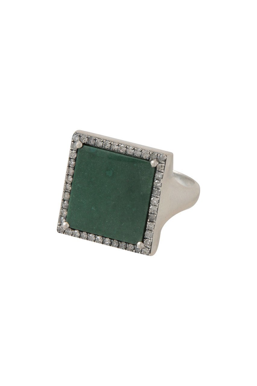 【アドリン ヒュー/Adlin Hue】のJasper Canan リング インテリア・キッズ・メンズ・レディースファッション・服の通販 founy(ファニー) 　ファッション　Fashion　レディースファッション　Fashion for Women　ジュエリー　Jewelry, Accessories　スクエア　Square, Square Shape　モチーフ　Motif, Design Theme　新作・新入荷　New Arrivals / New In　グリーン|ID: prp329100004938716 ipo3291000000037059484