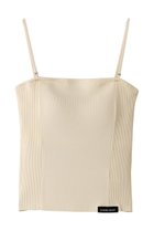 【プランク プロジェクト/PRANK PROJECT】のカップインニットキャミ WHT(ホワイト)|ID: prp329100004938723 ipo3291000000037059529