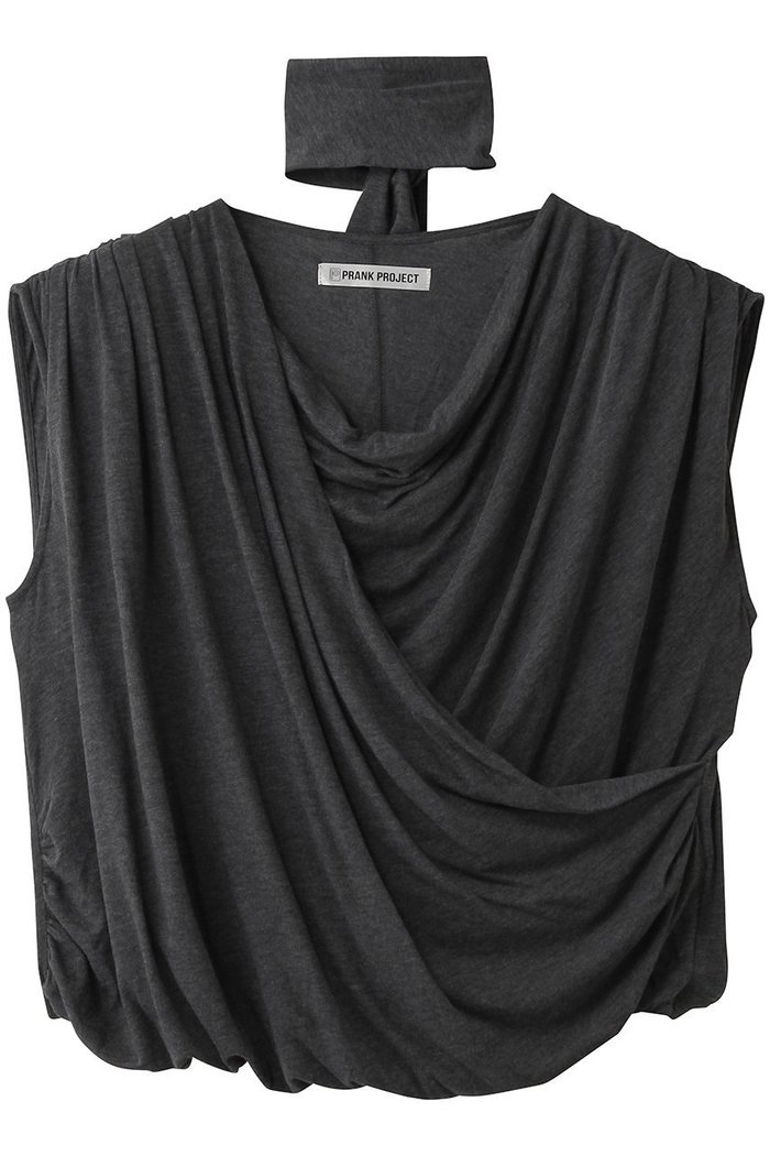 【プランク プロジェクト/PRANK PROJECT】のドレープジャージートップス インテリア・キッズ・メンズ・レディースファッション・服の通販 founy(ファニー) https://founy.com/ ファッション Fashion レディースファッション Fashion for Women トップス・カットソー Cut & Sew Tops シャツ・ブラウス・オフィスカジュアル Elegant Blouses & Button-Ups ロングTシャツ・Tシャツ Longline T-Shirts & Tees カットソー・ベーシックTシャツ Cut-and-Sewn Tops / Stretch Tees & Basics ショート Short, Short Length スカーフ Scarf, Neckwear スリーブ Sleeve, Long Sleeve / Short Sleeve パーティ Party, Party Style フェミニン Feminine, Girly 新作・新入荷 New Arrivals / New In |ID: prp329100004938726 ipo3291000000037059552