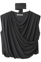 【プランク プロジェクト/PRANK PROJECT】のドレープジャージートップス 人気、トレンドファッション・服の通販 founy(ファニー) ファッション Fashion レディースファッション Fashion for Women トップス・カットソー Cut & Sew Tops シャツ・ブラウス・オフィスカジュアル Elegant Blouses & Button-Ups ロングTシャツ・Tシャツ Longline T-Shirts & Tees カットソー・ベーシックTシャツ Cut-and-Sewn Tops / Stretch Tees & Basics ショート Short, Short Length スカーフ Scarf, Neckwear スリーブ Sleeve, Long Sleeve / Short Sleeve パーティ Party, Party Style フェミニン Feminine, Girly 新作・新入荷 New Arrivals / New In thumbnail C.GRY(チャコールグレー)|ID: prp329100004938726 ipo3291000000037059553