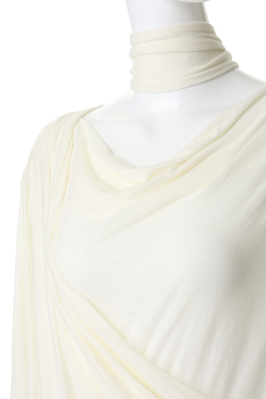 【プランク プロジェクト/PRANK PROJECT】のドレープジャージートップス 人気、トレンドファッション・服の通販 founy(ファニー) 　ファッション　Fashion　レディースファッション　Fashion for Women　トップス・カットソー　Cut & Sew Tops　シャツ・ブラウス・オフィスカジュアル　Elegant Blouses & Button-Ups　ロングTシャツ・Tシャツ　Longline T-Shirts & Tees　カットソー・ベーシックTシャツ　Cut-and-Sewn Tops / Stretch Tees & Basics　ショート　Short, Short Length　スカーフ　Scarf, Neckwear　スリーブ　Sleeve, Long Sleeve / Short Sleeve　パーティ　Party, Party Style　フェミニン　Feminine, Girly　新作・新入荷　New Arrivals / New In　other-5|ID: prp329100004938726 ipo3291000000037059559