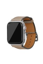 【ボナベンチュラ/BONAVENTURA】の【UNISEX】ノービレ Apple Watch レザーバンド (アダプター:シルバー) グレージュ|ID: prp329100004938738 ipo3291000000037059643