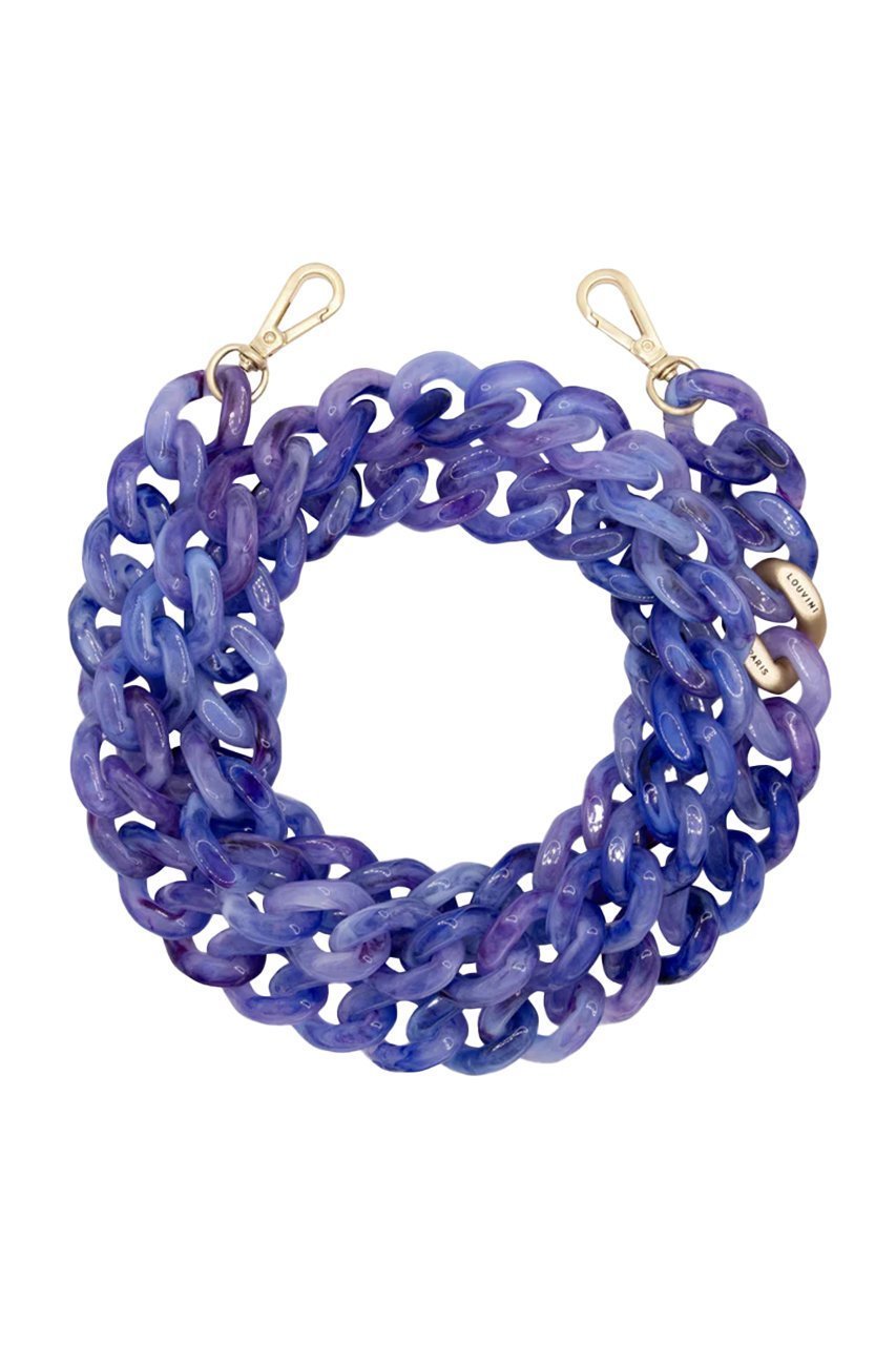 【ルヴィニ パリ/Louvini Paris】のスマホチェーン ZOE インテリア・キッズ・メンズ・レディースファッション・服の通販 founy(ファニー) 　ファッション　Fashion　レディースファッション　Fashion for Women　チェーン　Chain, Chain Strap　チャーム　Charm, Pendant　ラップ　Wrap, Wrap Design　再入荷　Restock / Back in Stock　PURPLE|ID: prp329100004938751 ipo3291000000037059761