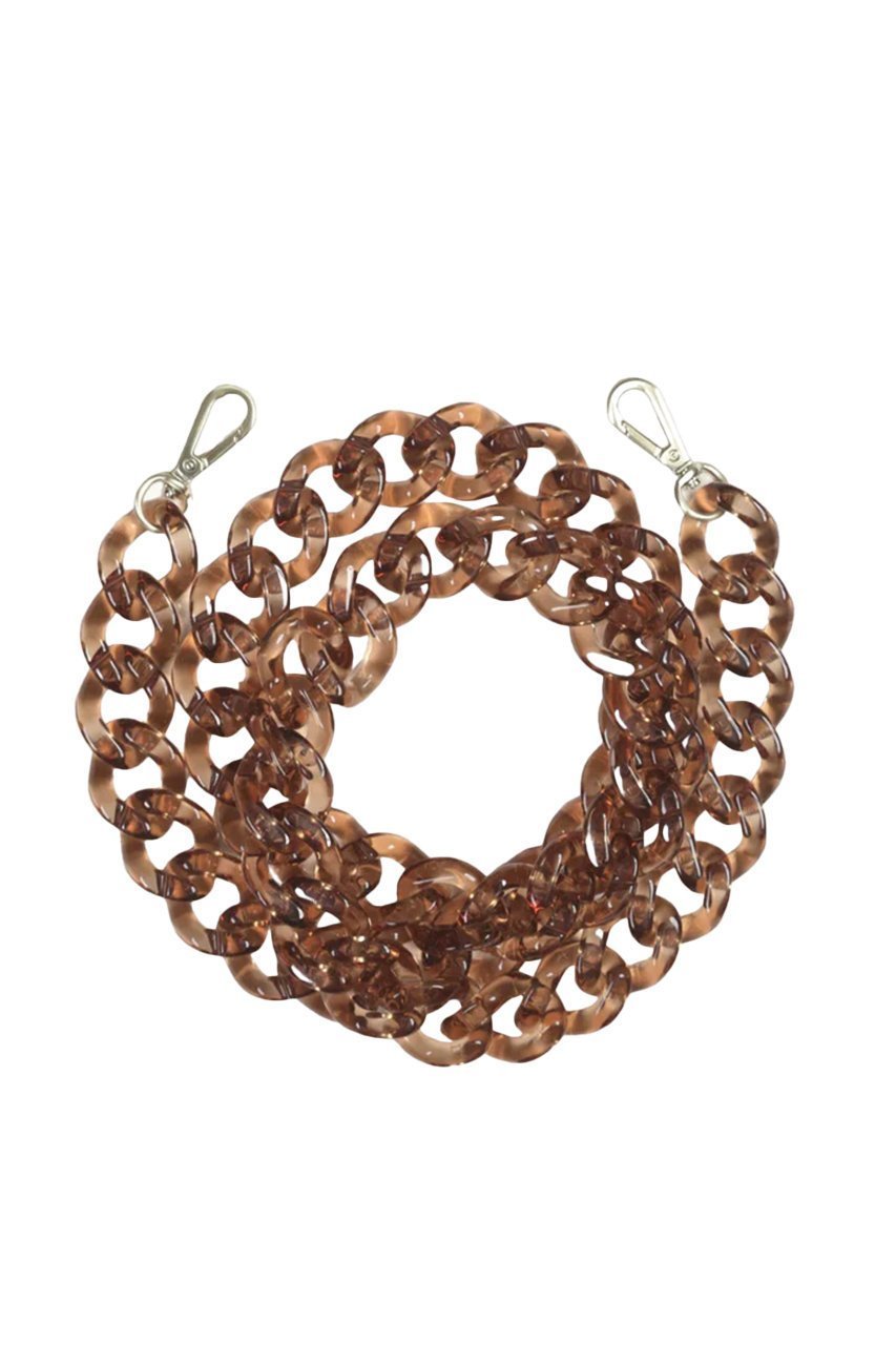 【ルヴィニ パリ/Louvini Paris】のスマホチェーン ZOE インテリア・キッズ・メンズ・レディースファッション・服の通販 founy(ファニー) 　ファッション　Fashion　レディースファッション　Fashion for Women　チェーン　Chain, Chain Strap　チャーム　Charm, Pendant　ラップ　Wrap, Wrap Design　再入荷　Restock / Back in Stock　AMBER|ID: prp329100004938751 ipo3291000000037059766