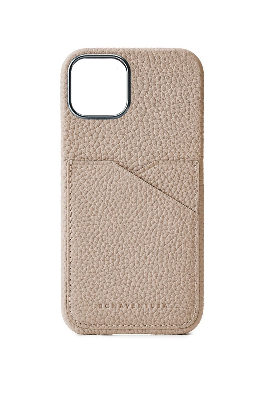 【ボナベンチュラ/BONAVENTURA】のiPhone15 バックカバーケース シュリンクレザー インテリア・キッズ・メンズ・レディースファッション・服の通販 founy(ファニー) 　ファッション　Fashion　レディースファッション　Fashion for Women　バッグ　Bags　iPhone アイフォーン　iPhone　ユニセックス　Unisex, Genderless　スタイリッシュ　Stylish, Fashionable　スマホケース　Smartphone Case　スリム　Slim, Slim Fit　ポケット　Pocket, Pocket Detail　エレガント 上品　Elegant　再入荷　Restock / Back in Stock　グレージュ|ID: prp329100004938752 ipo3291000000037059772