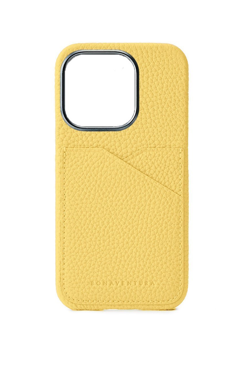 【ボナベンチュラ/BONAVENTURA】のiPhone15 バックカバーケース シュリンクレザー インテリア・キッズ・メンズ・レディースファッション・服の通販 founy(ファニー) 　ファッション　Fashion　レディースファッション　Fashion for Women　バッグ　Bags　iPhone アイフォーン　iPhone　ユニセックス　Unisex, Genderless　スタイリッシュ　Stylish, Fashionable　スマホケース　Smartphone Case　スリム　Slim, Slim Fit　ポケット　Pocket, Pocket Detail　エレガント 上品　Elegant　再入荷　Restock / Back in Stock　イエロー|ID: prp329100004938752 ipo3291000000037059776
