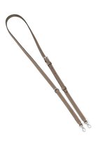 【ボナベンチュラ/BONAVENTURA】のDリング付き アジャスタブル ショルダー ストラップ シュリンクレザー (シルバー) エトープ|ID: prp329100004938757 ipo3291000000037059822