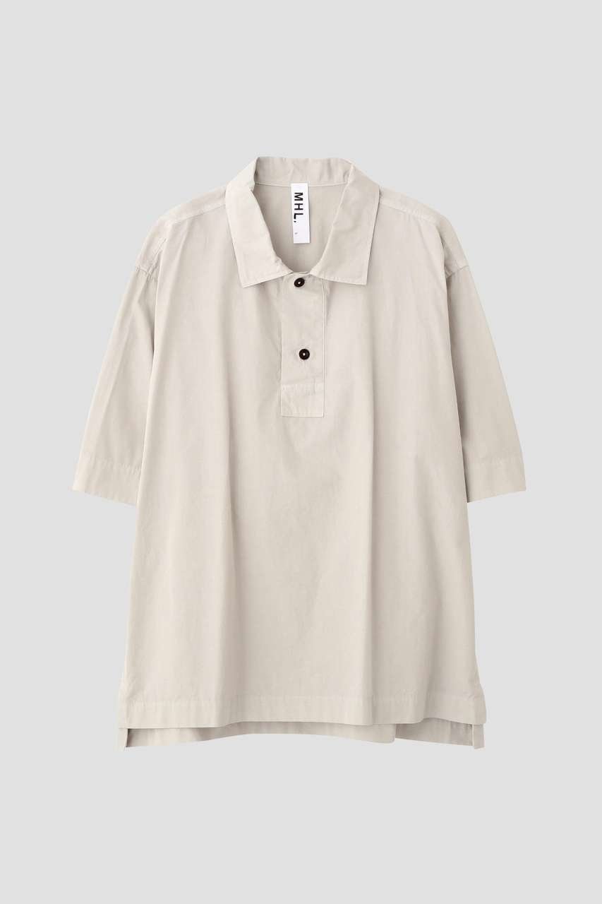 【マーガレット ハウエル/MARGARET HOWELL / MEN】のCOMPACT COTTON POPLIN SHIRT 人気、トレンドファッション・服の通販 founy(ファニー) 　ファッション　Fashion　レディースファッション　Fashion for Women　トップス・カットソー　Cut & Sew Tops　シャツ・ブラウス・オフィスカジュアル　Elegant Blouses & Button-Ups　ショート　Short, Short Length　シンプル　Simple, Minimal　スリット　Slit, Slit Detail　スリーブ　Sleeve, Long Sleeve / Short Sleeve　新作・新入荷　New Arrivals / New In　other-4|ID: prp329100004938764 ipo3291000000037059883