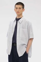 【マーガレット ハウエル/MARGARET HOWELL / MEN】のYARN DYED COTTON VOILE SHIRT ブルー|ID: prp329100004938765 ipo3291000000037059887