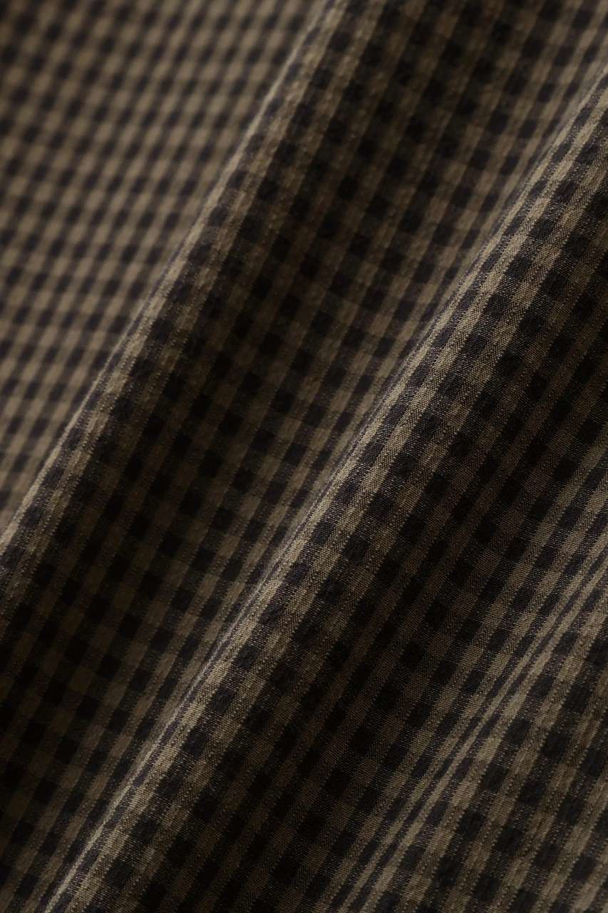 【マーガレット ハウエル/MARGARET HOWELL / MEN】のYARN DYED COTTON VOILE SHIRT 人気、トレンドファッション・服の通販 founy(ファニー) 　ファッション　Fashion　レディースファッション　Fashion for Women　トップス・カットソー　Cut & Sew Tops　シャツ・ブラウス・オフィスカジュアル　Elegant Blouses & Button-Ups　カッティング　Cutting Detail　ショート　Short, Short Length　シンプル　Simple, Minimal　スクエア　Square, Square Shape　ストライプ　Stripe, Striped Pattern　スリーブ　Sleeve, Long Sleeve / Short Sleeve　チェック　Check, Plaid, Tartan　フロント　Front, Front Design　ラウンド　Round, Round Neck　半袖　Short Sleeve, Half Sleeve　夏　Summer　新作・新入荷　New Arrivals / New In　other-7|ID: prp329100004938765 ipo3291000000037059894