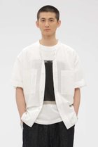 【マーガレット ハウエル/MARGARET HOWELL / MEN】のHIGH COUNT DRY COTTON LINEN SHIRT ホワイト|ID: prp329100004938766 ipo3291000000037059896