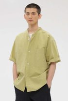 【マーガレット ハウエル/MARGARET HOWELL / MEN】のHIGH COUNT DRY COTTON LINEN SHIRT イエロー|ID: prp329100004938766 ipo3291000000037059897