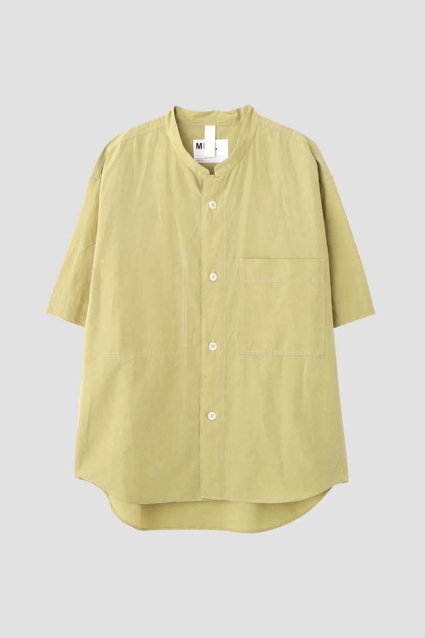 【マーガレット ハウエル/MARGARET HOWELL / MEN】のHIGH COUNT DRY COTTON LINEN SHIRT 人気、トレンドファッション・服の通販 founy(ファニー) 　ファッション　Fashion　レディースファッション　Fashion for Women　トップス・カットソー　Cut & Sew Tops　シャツ・ブラウス・オフィスカジュアル　Elegant Blouses & Button-Ups　コンパクト　Compact, Small Size　ショート　Short, Short Length　スタンド　Stand Collar, Upright Stand　スリーブ　Sleeve, Long Sleeve / Short Sleeve　パッチ　Patch, Appliqué　ポケット　Pocket, Pocket Detail　リネン　Linen, Linen Fabric　ワーク　Workwear, Utility Style　新作・新入荷　New Arrivals / New In　other-4|ID: prp329100004938766 ipo3291000000037059900