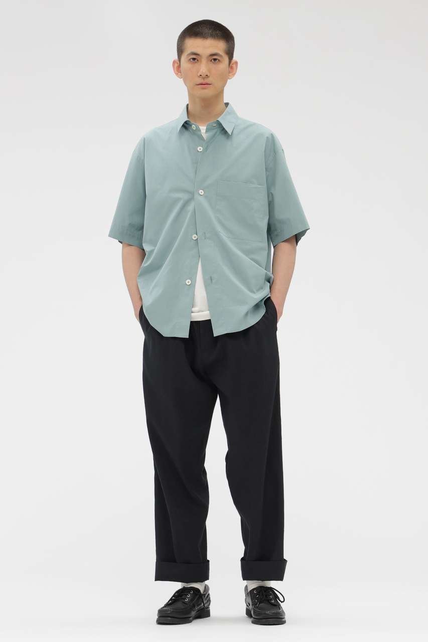 【マーガレット ハウエル/MARGARET HOWELL / MEN】のEGYPTIAN COTTON PLAINWEAVE SHIRT 人気、トレンドファッション・服の通販 founy(ファニー) 　ファッション　Fashion　レディースファッション　Fashion for Women　トップス・カットソー　Cut & Sew Tops　シャツ・ブラウス・オフィスカジュアル　Elegant Blouses & Button-Ups　なめらか　Smooth, Silky Texture　ショート　Short, Short Length　スリーブ　Sleeve, Long Sleeve / Short Sleeve　バランス　Balance, Style Balance　ベーシック　Basic, Essential　リラックス　Relax, Relaxed Fit　新作・新入荷　New Arrivals / New In　other-2|ID: prp329100004938769 ipo3291000000037059918