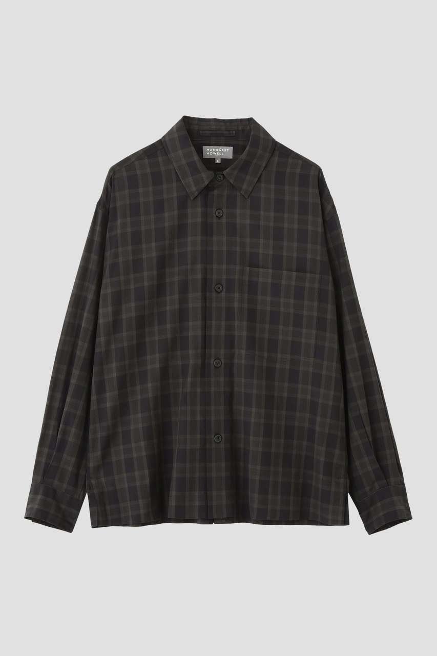 【マーガレット ハウエル/MARGARET HOWELL / MEN】のCOTTON VOILE CHECK SHIRT 人気、トレンドファッション・服の通販 founy(ファニー) 　ファッション　Fashion　レディースファッション　Fashion for Women　トップス・カットソー　Cut & Sew Tops　シャツ・ブラウス・オフィスカジュアル　Elegant Blouses & Button-Ups　スリーブ　Sleeve, Long Sleeve / Short Sleeve　チェック　Check, Plaid, Tartan　ドレープ　Drape, Draping Fabric　バランス　Balance, Style Balance　ベーシック　Basic, Essential　レギュラー　Regular, Standard Fit　ロング　Long, Long-Length　新作・新入荷　New Arrivals / New In　other-5|ID: prp329100004938770 ipo3291000000037059928