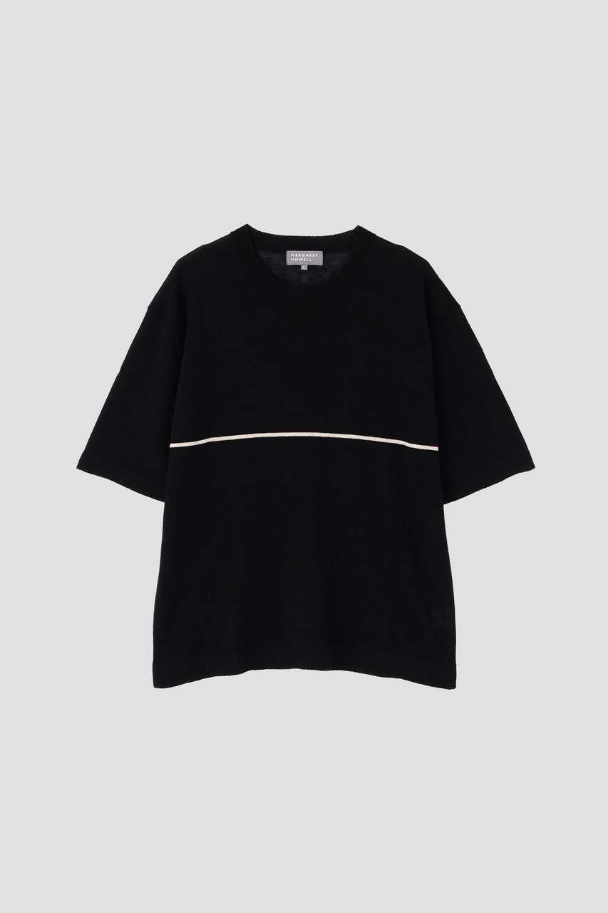 【マーガレット ハウエル/MARGARET HOWELL / MEN】のLINEN COTTON SINGLE STRIPE KNITWEAR 人気、トレンドファッション・服の通販 founy(ファニー) 　ファッション　Fashion　レディースファッション　Fashion for Women　トップス・カットソー　Cut & Sew Tops　ニット　Knit Tops & Sweaters　カジュアルプルオーバー・ニットトップス　Pullovers & Knit Tops / Casual Pullovers　ストライプ　Stripe, Striped Pattern　バランス　Balance, Style Balance　リネン　Linen, Linen Fabric　リラックス　Relax, Relaxed Fit　夏　Summer　新作・新入荷　New Arrivals / New In　other-4|ID: prp329100004938773 ipo3291000000037059951