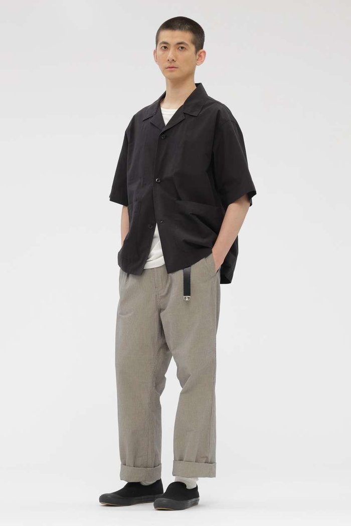 【マーガレット ハウエル/MARGARET HOWELL / MEN】のCHEF CHECK COTTON TROUSERS インテリア・キッズ・メンズ・レディースファッション・服の通販 founy(ファニー) https://founy.com/ ファッション Fashion レディースファッション Fashion for Women パンツ Pants & Trousers アシンメトリー Asymmetrical Style ストレート Straight, Straight Cut チェック Check, Plaid, Tartan プリーツ Pleats, Pleated ポケット Pocket, Pocket Detail ループ Loop, Loop Knit ワイド Wide, Wide Fit 新作・新入荷 New Arrivals / New In |ID: prp329100004938774 ipo3291000000037059954