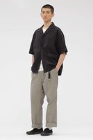 【マーガレット ハウエル/MARGARET HOWELL / MEN】のCHEF CHECK COTTON TROUSERS 人気、トレンドファッション・服の通販 founy(ファニー) ファッション Fashion レディースファッション Fashion for Women パンツ Pants & Trousers アシンメトリー Asymmetrical Style ストレート Straight, Straight Cut チェック Check, Plaid, Tartan プリーツ Pleats, Pleated ポケット Pocket, Pocket Detail ループ Loop, Loop Knit ワイド Wide, Wide Fit 新作・新入荷 New Arrivals / New In |ID:prp329100004938774