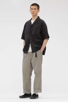 【マーガレット ハウエル/MARGARET HOWELL / MEN】のCHEF CHECK COTTON TROUSERS ブラック|ID: prp329100004938774 ipo3291000000037059955