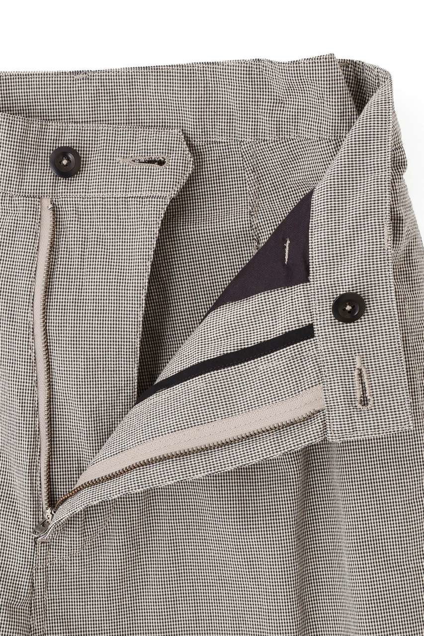 【マーガレット ハウエル/MARGARET HOWELL / MEN】のCHEF CHECK COTTON TROUSERS 人気、トレンドファッション・服の通販 founy(ファニー) 　ファッション　Fashion　レディースファッション　Fashion for Women　パンツ　Pants & Trousers　アシンメトリー　Asymmetrical Style　ストレート　Straight, Straight Cut　チェック　Check, Plaid, Tartan　プリーツ　Pleats, Pleated　ポケット　Pocket, Pocket Detail　ループ　Loop, Loop Knit　ワイド　Wide, Wide Fit　新作・新入荷　New Arrivals / New In　other-5|ID: prp329100004938774 ipo3291000000037059959