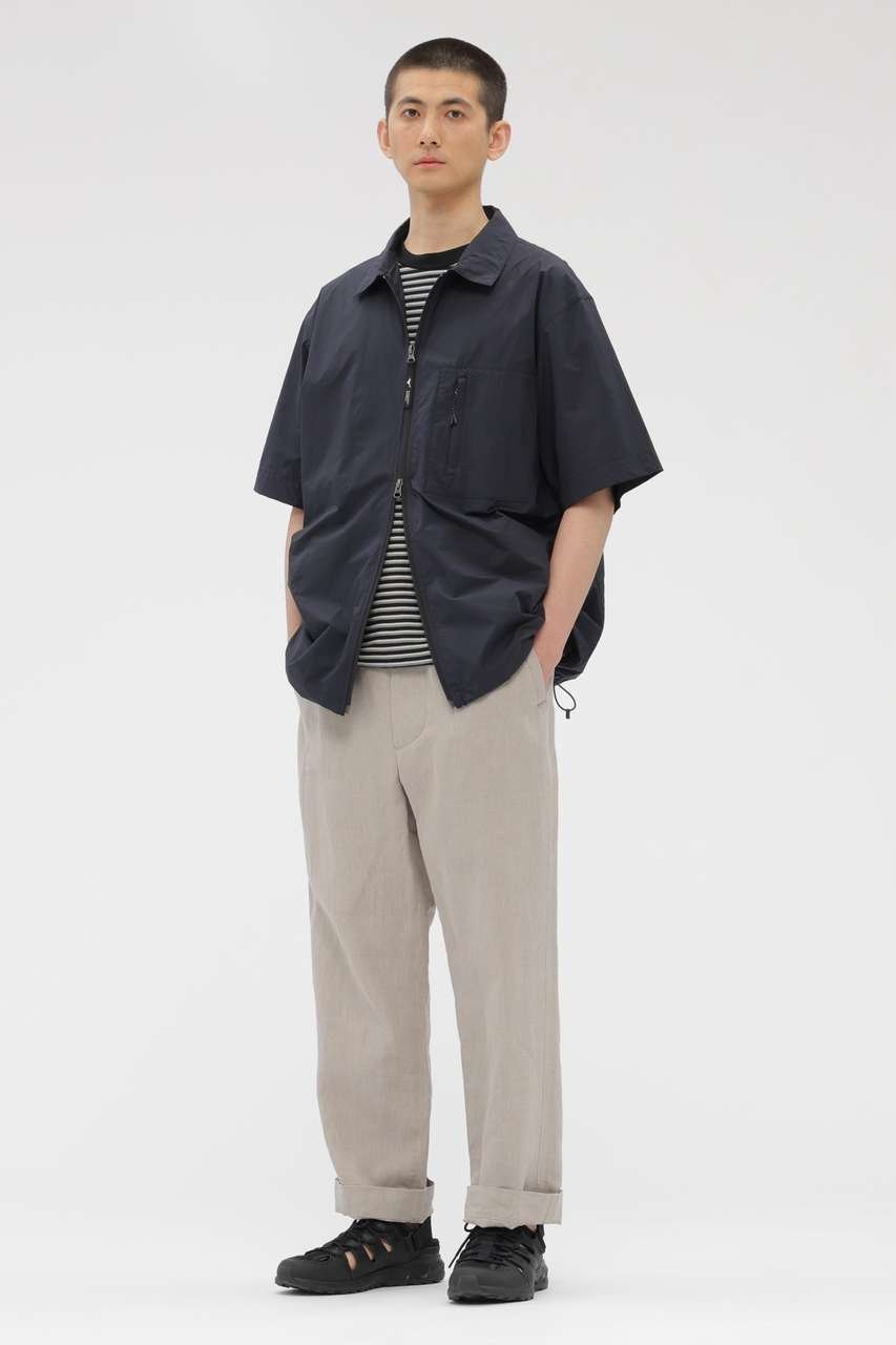 【マーガレット ハウエル/MARGARET HOWELL / MEN】のYARN DYED LINEN PLAINWEAVE TROUSERS インテリア・キッズ・メンズ・レディースファッション・服の通販 founy(ファニー) 　ファッション　Fashion　レディースファッション　Fashion for Women　パンツ　Pants & Trousers　スポーティ　Sporty, Casual Athletic　ドローストリング　Drawstring, Pull Cord　リネン　Linen, Linen Fabric　リラックス　Relax, Relaxed Fit　夏　Summer　新作・新入荷　New Arrivals / New In　グレー|ID: prp329100004938777 ipo3291000000037059977
