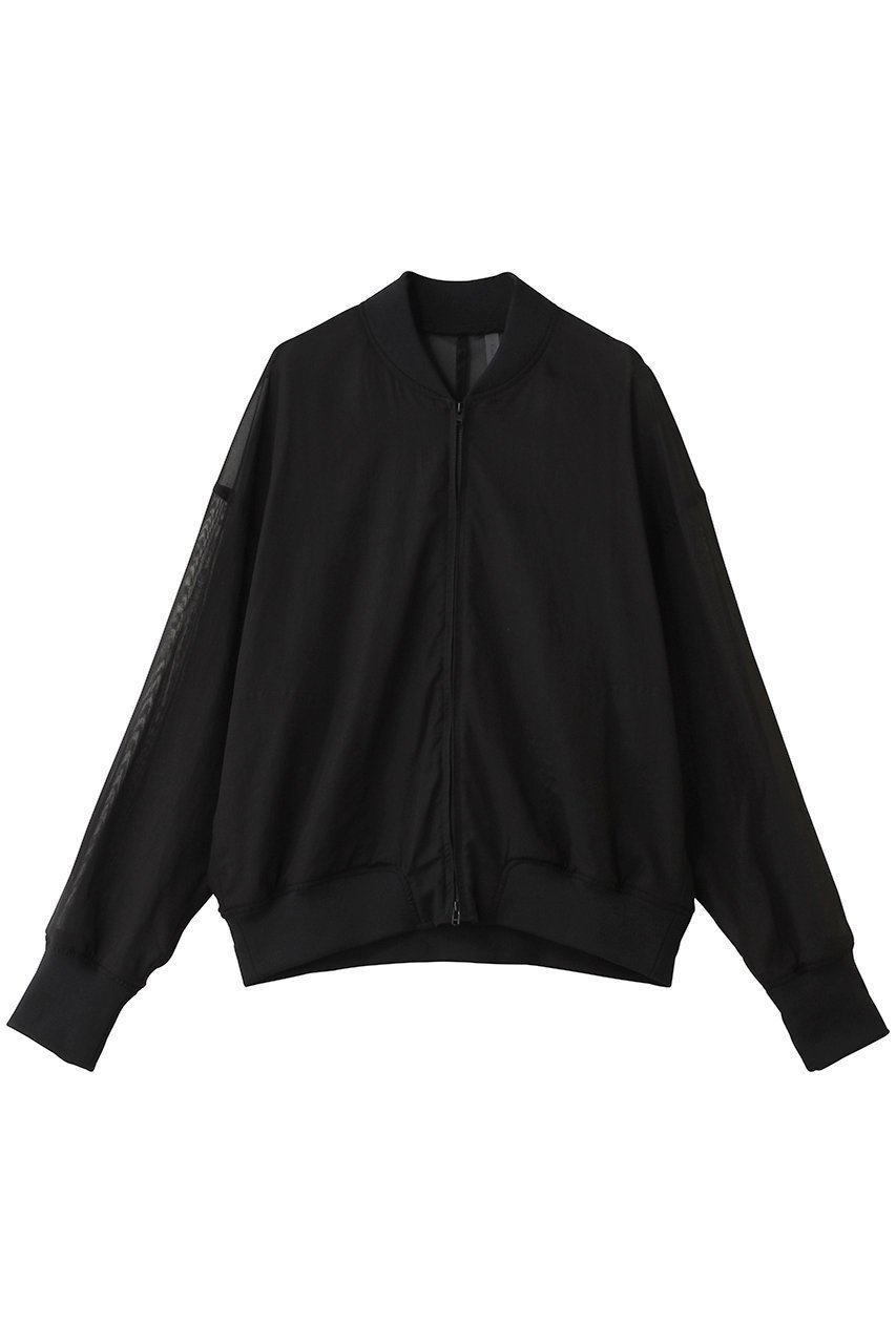 【コルピエロ/Col Pierrot】のコットンシアーブルゾン インテリア・キッズ・メンズ・レディースファッション・服の通販 founy(ファニー) 　ファッション　Fashion　レディースファッション　Fashion for Women　アウター　Coat / Outerwear Collection　レディースジャケット・軽アウター　Jackets　ブルゾンジャケット・スポーティアウター　Blouson Jackets　ジャケット　Jacket, Outerwear　スポーティ　Sporty, Casual Athletic　ブルゾン　Blouson, Bomber Jacket　リラックス　Relax, Relaxed Fit　新作・新入荷　New Arrivals / New In　ブラック|ID: prp329100004941530 ipo3291000000037087279