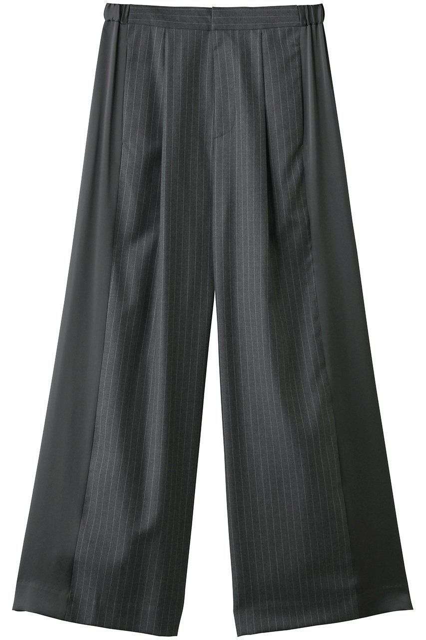【コルピエロ/Col Pierrot】のストライプサイドサテンパンツ 人気、トレンドファッション・服の通販 founy(ファニー) 　ファッション　Fashion　レディースファッション　Fashion for Women　パンツ　Pants & Trousers　クラシック　Classic, Timeless Style　サテン　Satin, Glossy Fabric　ストライプ　Stripe, Striped Pattern　マニッシュ　Mannish, Boyish　ワイド　Wide, Wide Fit　新作・新入荷　New Arrivals / New In　 other-1|ID: prp329100004941532 ipo3291000000037087292