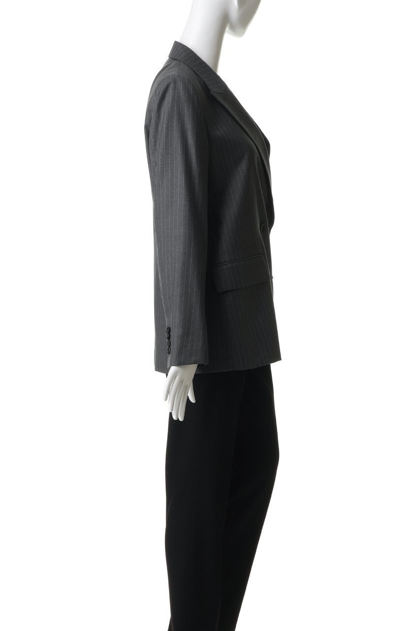 【コルピエロ/Col Pierrot】のストライプマスキュリンジャケット 人気、トレンドファッション・服の通販 founy(ファニー) 　ファッション　Fashion　レディースファッション　Fashion for Women　アウター　Coat / Outerwear Collection　レディースジャケット・軽アウター　Jackets　ジャケット　Jacket, Outerwear　ストライプ　Stripe, Striped Pattern　デニム　Denim, Jeans Material　バランス　Balance, Style Balance　ビジネス 仕事 通勤　Business / Work / Commuting　ボトム　Bottoms, Lower Wear　新作・新入荷　New Arrivals / New In　other-3|ID: prp329100004941533 ipo3291000000037087301