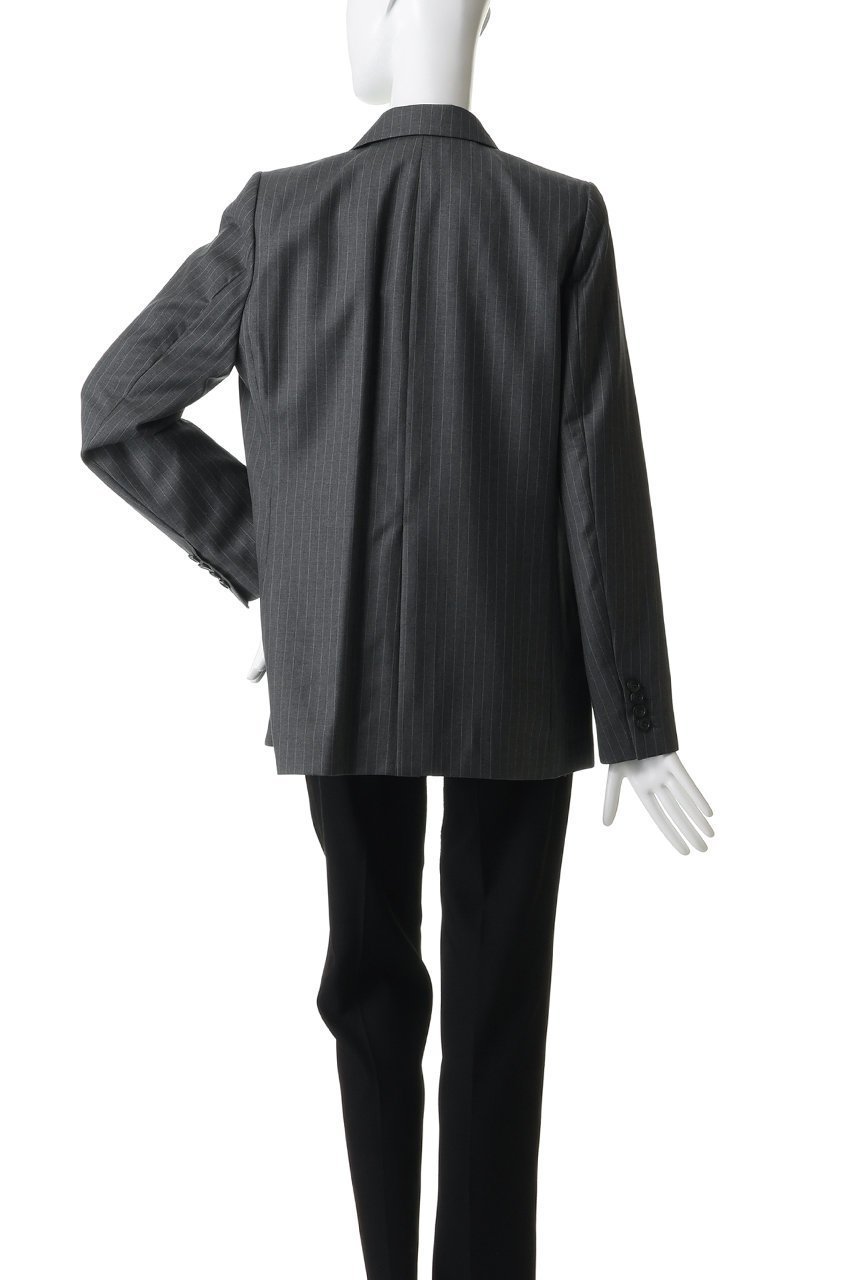 【コルピエロ/Col Pierrot】のストライプマスキュリンジャケット 人気、トレンドファッション・服の通販 founy(ファニー) 　ファッション　Fashion　レディースファッション　Fashion for Women　アウター　Coat / Outerwear Collection　レディースジャケット・軽アウター　Jackets　ジャケット　Jacket, Outerwear　ストライプ　Stripe, Striped Pattern　デニム　Denim, Jeans Material　バランス　Balance, Style Balance　ビジネス 仕事 通勤　Business / Work / Commuting　ボトム　Bottoms, Lower Wear　新作・新入荷　New Arrivals / New In　other-4|ID: prp329100004941533 ipo3291000000037087302