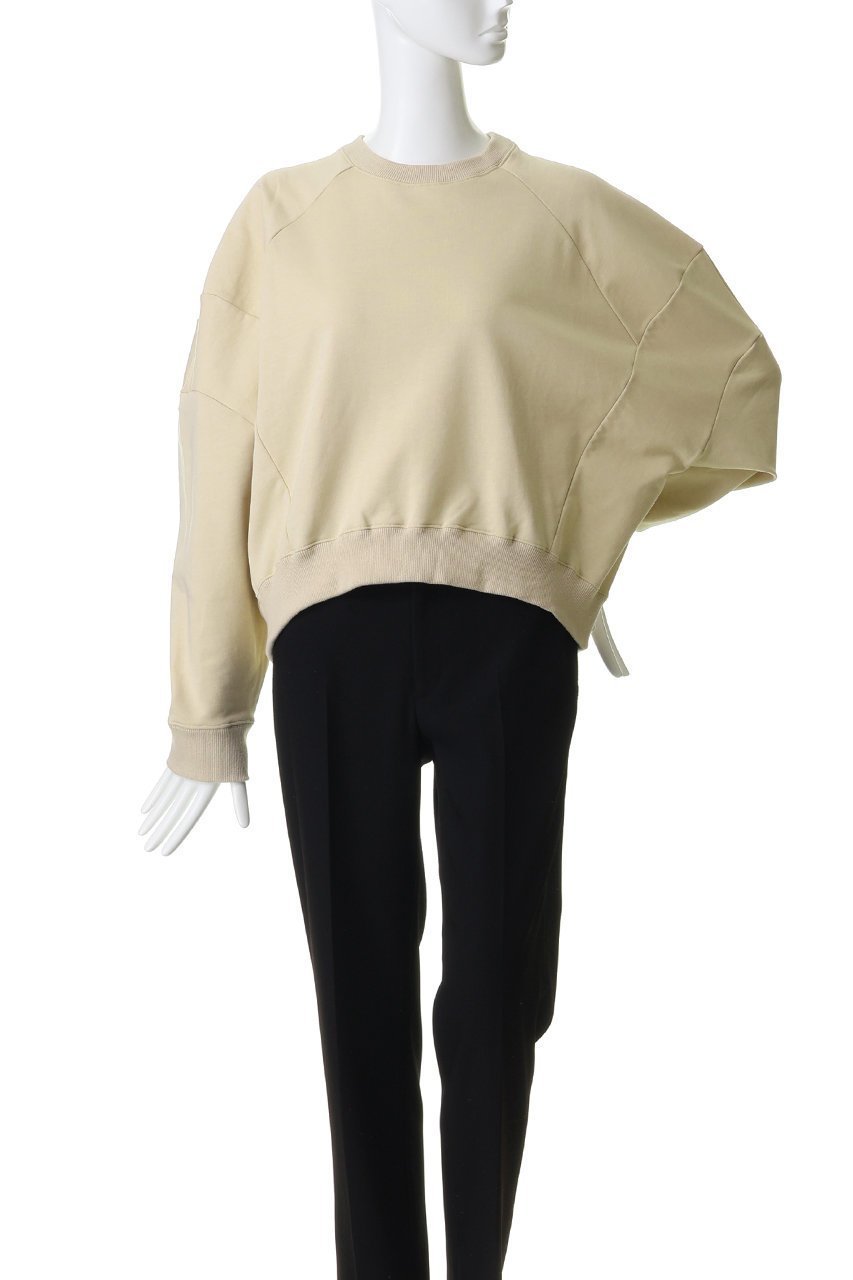 【コルピエロ/Col Pierrot】の裏毛シルケット切替トレーナー 人気、トレンドファッション・服の通販 founy(ファニー) 　ファッション　Fashion　レディースファッション　Fashion for Women　トップス・カットソー　Cut & Sew Tops　シャツ・ブラウス・オフィスカジュアル　Elegant Blouses & Button-Ups　レディースパーカー・カジュアルフーディー　Casual Hoodies & Sweatshirts　ロングTシャツ・Tシャツ　Longline T-Shirts & Tees　スウェット・クルーネックトップス　Sweatshirts & Crewnecks / Relaxed Fit Sweat Tops　カットソー・ベーシックTシャツ　Cut-and-Sewn Tops / Stretch Tees & Basics　サテン　Satin, Glossy Fabric　シルケット　Silket, Silky Cotton　センター　Center, Center Line　デニム　Denim, Jeans Material　トレーナー　Sweatshirt, Trainer　パターン　Pattern, Design Print　切替　Switching, Contrast Panel　新作・新入荷　New Arrivals / New In　other-2|ID: prp329100004941534 ipo3291000000037087308