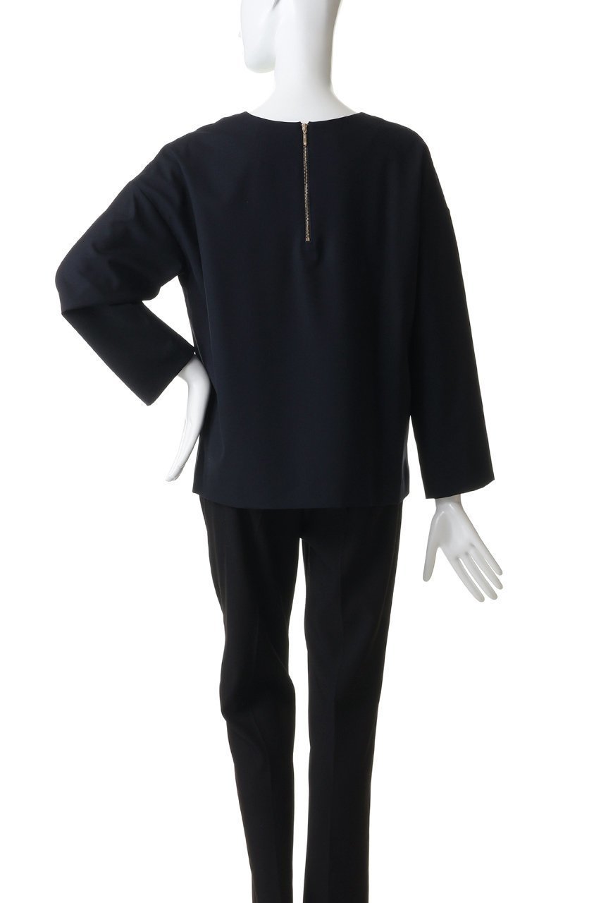 【コルピエロ/Col Pierrot】のウォッシャブルウールプルオーバー 人気、トレンドファッション・服の通販 founy(ファニー) 　ファッション　Fashion　レディースファッション　Fashion for Women　トップス・カットソー　Cut & Sew Tops　シャツ・ブラウス・オフィスカジュアル　Elegant Blouses & Button-Ups　カジュアルプルオーバー・ニットトップス　Pullovers & Knit Tops / Casual Pullovers　シンプル　Simple, Minimal　スリーブ　Sleeve, Long Sleeve / Short Sleeve　ロング　Long, Long-Length　新作・新入荷　New Arrivals / New In　other-4|ID: prp329100004941537 ipo3291000000037087329