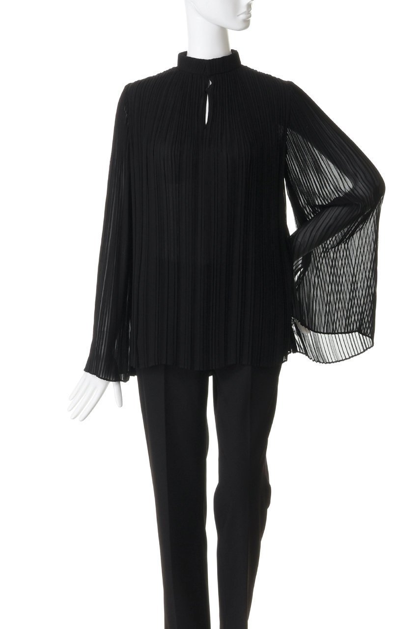 【コルピエロ/Col Pierrot】のプリーツ2wayブラウス 人気、トレンドファッション・服の通販 founy(ファニー) 　ファッション　Fashion　レディースファッション　Fashion for Women　トップス・カットソー　Cut & Sew Tops　シャツ・ブラウス・オフィスカジュアル　Elegant Blouses & Button-Ups　スリーブ　Sleeve, Long Sleeve / Short Sleeve　フレア　Flare, Flared　プリーツ　Pleats, Pleated　ロング　Long, Long-Length　新作・新入荷　New Arrivals / New In　other-6|ID: prp329100004941538 ipo3291000000037087337