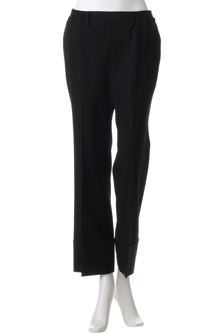 【コルピエロ/Col Pierrot】の裾サテンクロップドパンツ 人気、トレンドファッション・服の通販 founy(ファニー) 　ファッション　Fashion　レディースファッション　Fashion for Women　パンツ　Pants & Trousers　クロップド　Cropped, Short Length　サテン　Satin, Glossy Fabric　ストレート　Straight, Straight Cut　フィット　Fit, Slim Fit　エレガント 上品　Elegant　新作・新入荷　New Arrivals / New In　other-2|ID: prp329100004941539 ipo3291000000037087340