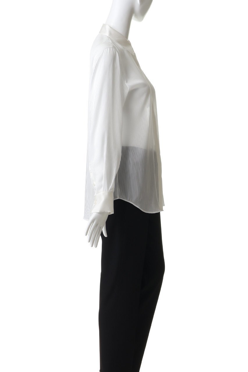 【コルピエロ/Col Pierrot】のシアーストライプブラウス 人気、トレンドファッション・服の通販 founy(ファニー) 　ファッション　Fashion　レディースファッション　Fashion for Women　トップス・カットソー　Cut & Sew Tops　シャツ・ブラウス・オフィスカジュアル　Elegant Blouses & Button-Ups　オケージョン　Occasion Wear　ストライプ　Stripe, Striped Pattern　スリーブ　Sleeve, Long Sleeve / Short Sleeve　ロング　Long, Long-Length　エレガント 上品　Elegant　夏　Summer　新作・新入荷　New Arrivals / New In　春　Spring　S/S・春夏　SS, Spring/Summer, Warm Season　other-3|ID: prp329100004941543 ipo3291000000037087366