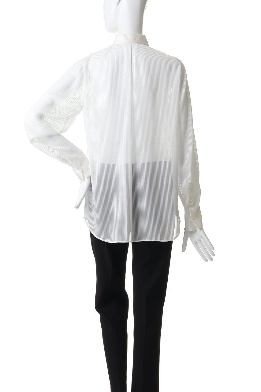 【コルピエロ/Col Pierrot】のシアーストライプブラウス 人気、トレンドファッション・服の通販 founy(ファニー) 　ファッション　Fashion　レディースファッション　Fashion for Women　トップス・カットソー　Cut & Sew Tops　シャツ・ブラウス・オフィスカジュアル　Elegant Blouses & Button-Ups　オケージョン　Occasion Wear　ストライプ　Stripe, Striped Pattern　スリーブ　Sleeve, Long Sleeve / Short Sleeve　ロング　Long, Long-Length　エレガント 上品　Elegant　夏　Summer　新作・新入荷　New Arrivals / New In　春　Spring　S/S・春夏　SS, Spring/Summer, Warm Season　other-4|ID: prp329100004941543 ipo3291000000037087367
