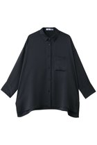 【コルピエロ/Col Pierrot】のサテン七分袖ブラウス 人気、トレンドファッション・服の通販 founy(ファニー) ファッション Fashion レディースファッション Fashion for Women トップス・カットソー Cut & Sew Tops シャツ・ブラウス・オフィスカジュアル Elegant Blouses & Button-Ups サテン Satin, Glossy Fabric スリーブ Sleeve, Long Sleeve / Short Sleeve バランス Balance, Style Balance ボトム Bottoms, Lower Wear マニッシュ Mannish, Boyish マーメイド Mermaid, Fishtail Silhouette ラグジュアリー Luxury, Elegant ロング Long, Long-Length ワイド Wide, Wide Fit 新作・新入荷 New Arrivals / New In thumbnail ネイビー|ID: prp329100004941545 ipo3291000000037087376