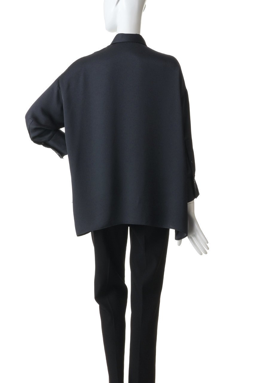 【コルピエロ/Col Pierrot】のサテン七分袖ブラウス 人気、トレンドファッション・服の通販 founy(ファニー) 　ファッション　Fashion　レディースファッション　Fashion for Women　トップス・カットソー　Cut & Sew Tops　シャツ・ブラウス・オフィスカジュアル　Elegant Blouses & Button-Ups　サテン　Satin, Glossy Fabric　スリーブ　Sleeve, Long Sleeve / Short Sleeve　バランス　Balance, Style Balance　ボトム　Bottoms, Lower Wear　マニッシュ　Mannish, Boyish　マーメイド　Mermaid, Fishtail Silhouette　ラグジュアリー　Luxury, Elegant　ロング　Long, Long-Length　ワイド　Wide, Wide Fit　新作・新入荷　New Arrivals / New In　other-4|ID: prp329100004941545 ipo3291000000037087379