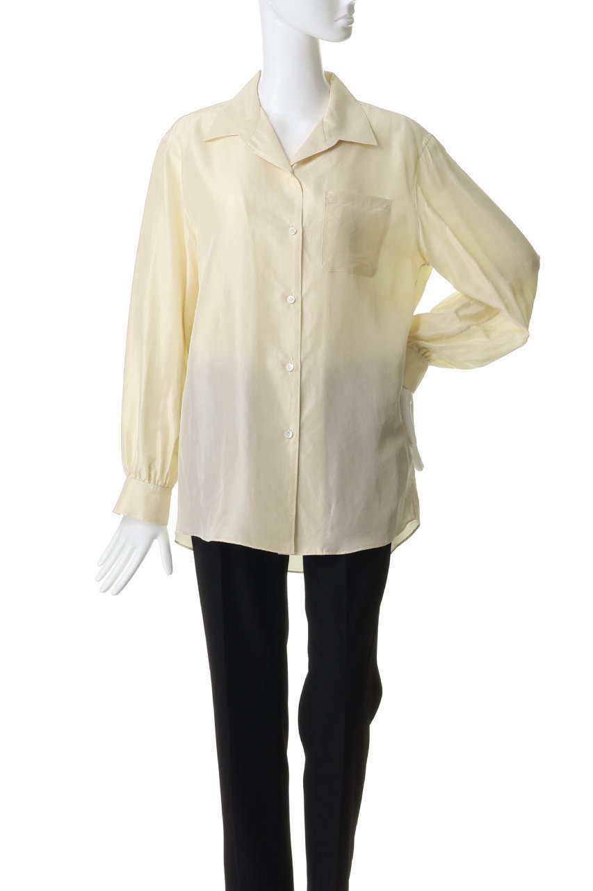 【コルピエロ/Col Pierrot】の開襟ウォッシャブルシルクシャツ 人気、トレンドファッション・服の通販 founy(ファニー) 　ファッション　Fashion　レディースファッション　Fashion for Women　トップス・カットソー　Cut & Sew Tops　シャツ・ブラウス・オフィスカジュアル　Elegant Blouses & Button-Ups　なめらか　Smooth, Silky Texture　ウォッシャブル　Machine Washable　シルク　Silk, 100% Silk　スリーブ　Sleeve, Long Sleeve / Short Sleeve　ラグジュアリー　Luxury, Elegant　リゾート　Resort, Vacation Style　ロング　Long, Long-Length　新作・新入荷　New Arrivals / New In　other-2|ID: prp329100004941546 ipo3291000000037087383