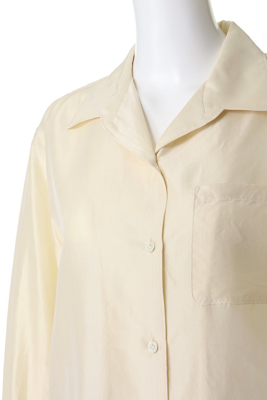 【コルピエロ/Col Pierrot】の開襟ウォッシャブルシルクシャツ 人気、トレンドファッション・服の通販 founy(ファニー) 　ファッション　Fashion　レディースファッション　Fashion for Women　トップス・カットソー　Cut & Sew Tops　シャツ・ブラウス・オフィスカジュアル　Elegant Blouses & Button-Ups　なめらか　Smooth, Silky Texture　ウォッシャブル　Machine Washable　シルク　Silk, 100% Silk　スリーブ　Sleeve, Long Sleeve / Short Sleeve　ラグジュアリー　Luxury, Elegant　リゾート　Resort, Vacation Style　ロング　Long, Long-Length　新作・新入荷　New Arrivals / New In　other-5|ID: prp329100004941546 ipo3291000000037087386